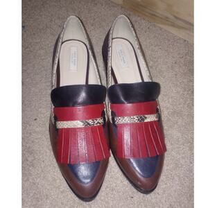 Women's Cole Haan Pilgrim Style Peasant Margartite Loafer Heeled 10B
